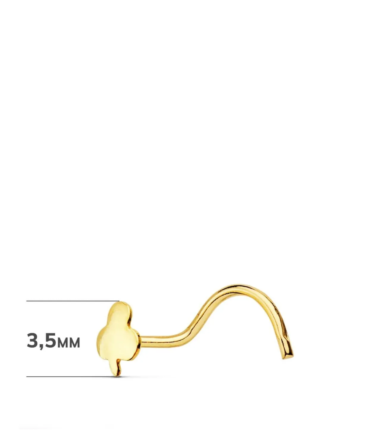 Piercing Nariz Mujer Oro 18K Trebol<Alda Joyeros Best