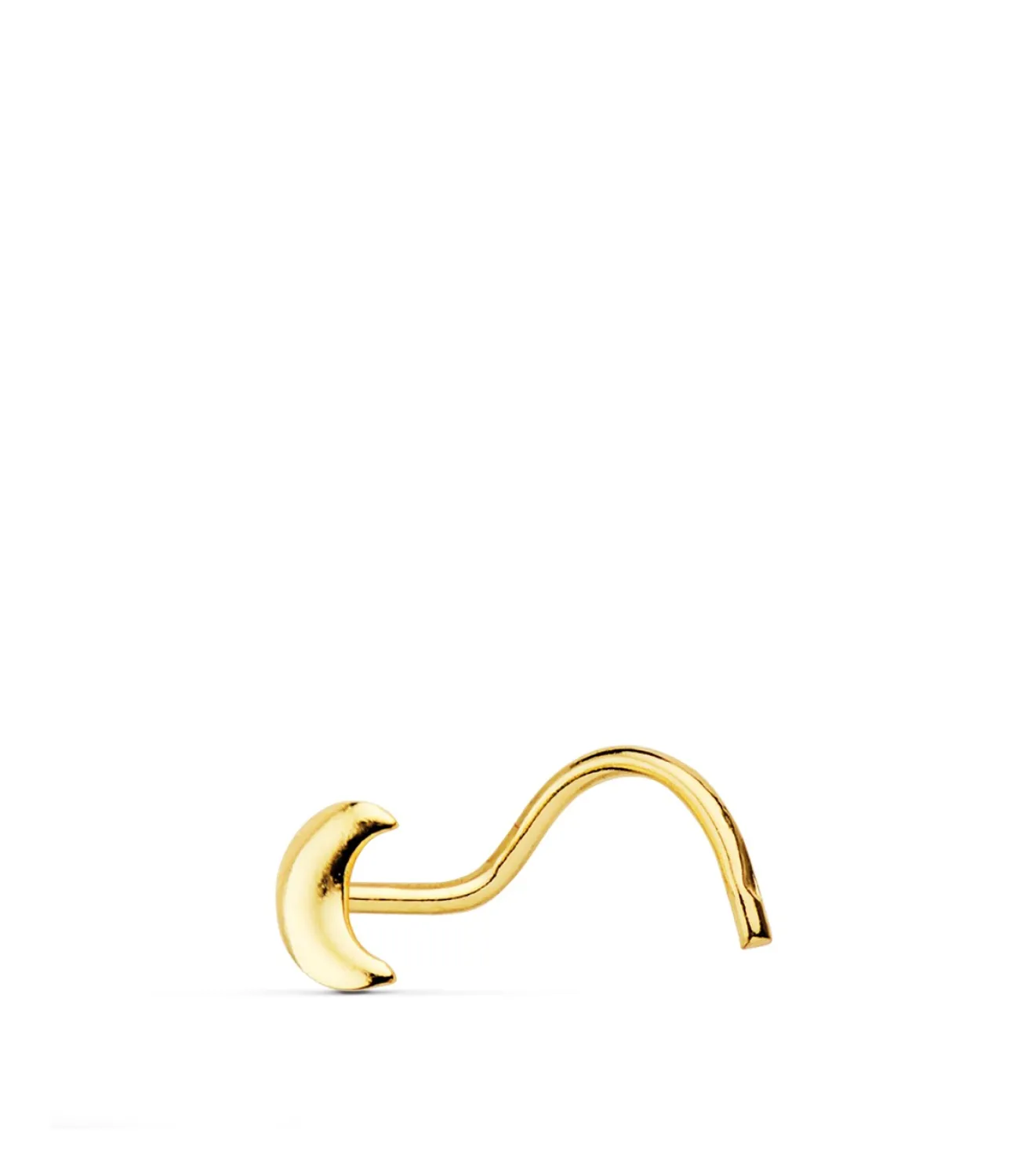 Piercing Nariz Mujer Oro 18K Luna<Alda Joyeros Sale