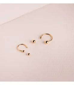 Piercing Septum Bolitas Oro 18K<Alda Joyeros Flash Sale