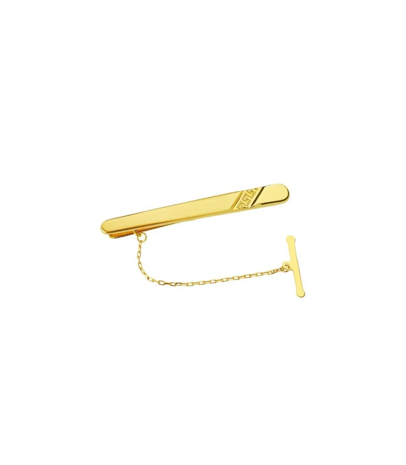 Pisacorbatas Greca Oro Amarillo 18 Ktes<Alda Joyeros Best Sale