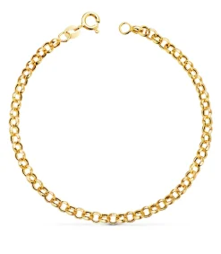 Pulsera Cadena Rolo Oro 18K 4Mm 19Cm<Alda Joyeros Discount
