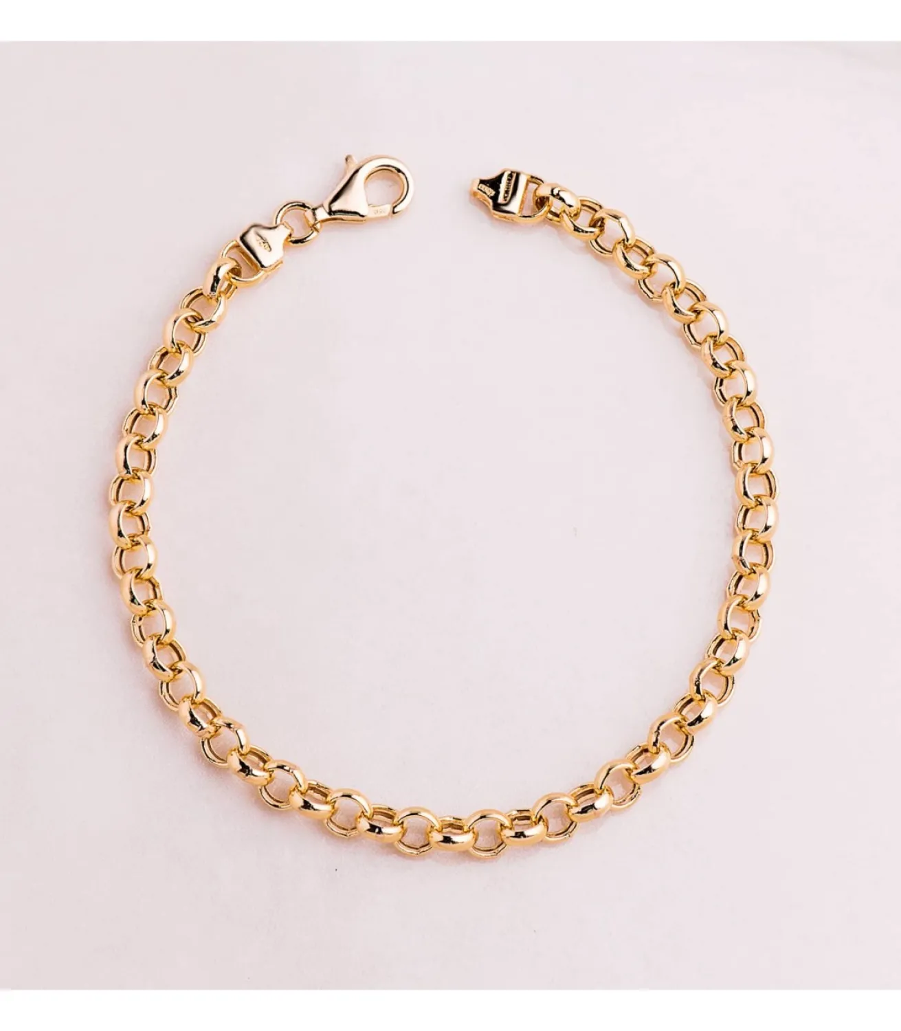 Pulsera Cadena Rolo Oro 18K 5Mm 19Cm<Alda Joyeros New