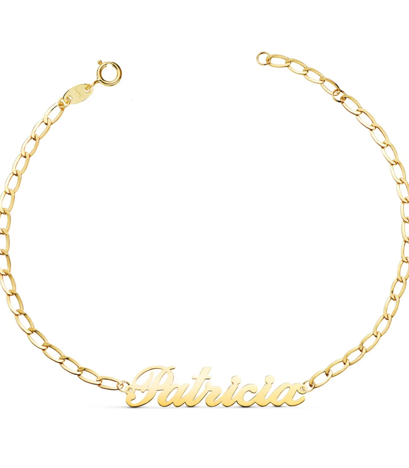 Pulsera Con Nombre 21Cm "Carrie Bradshaw" 18K<Alda Joyeros Fashion