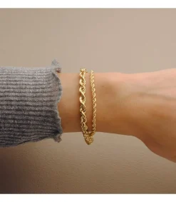 Pulsera Cordon Salomonico Oro 18K 20Cm<Alda Joyeros Sale