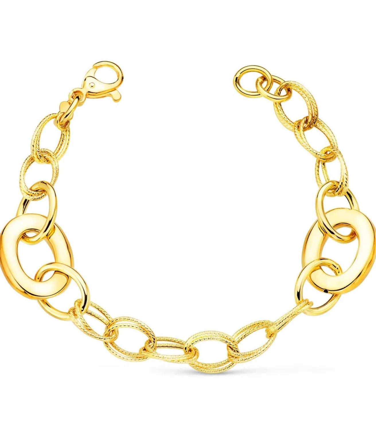 Pulsera De Oro Amarillo 18K Eslabones<Alda Joyeros Hot