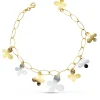 Pulsera De Oro Bicolor 18K Mariposas<Alda Joyeros Cheap