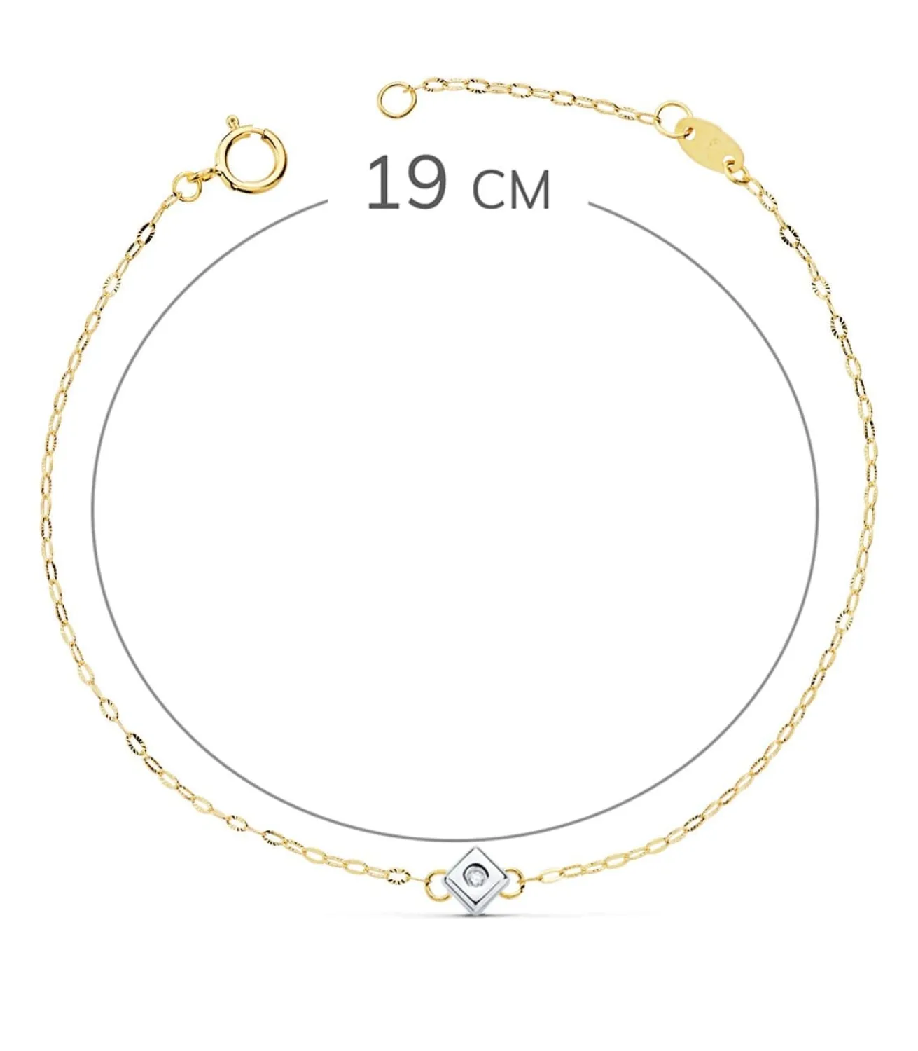 Pulsera Diamantes Cherie Oro 18K 0.015 Qtes.<Alda Joyeros Cheap