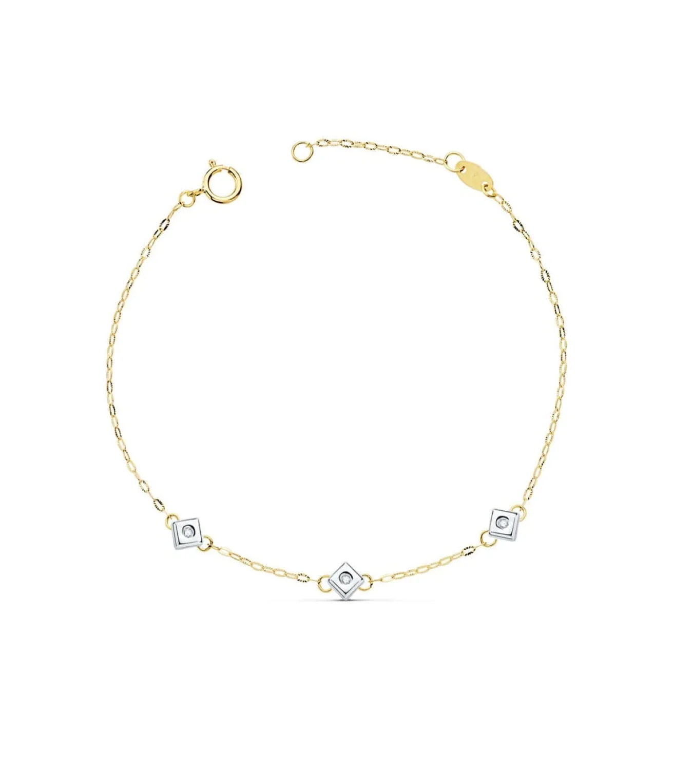 Pulsera Diamantes Cherie Oro 18K 0.045 Qtes.<Alda Joyeros Best Sale