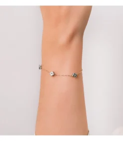 Pulsera Diamantes Cherie Oro 18K 0.045 Qtes.<Alda Joyeros Best Sale