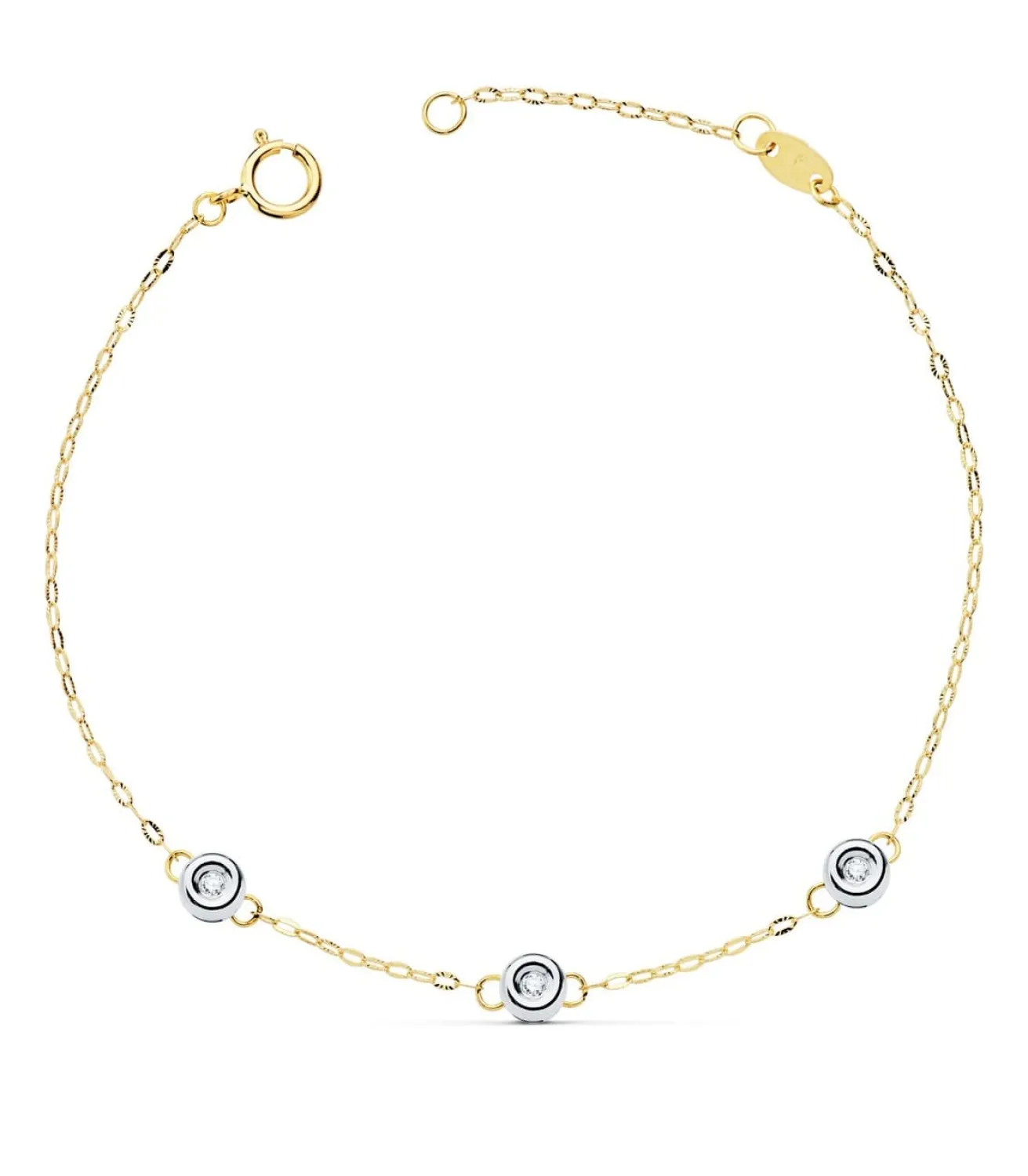 Pulsera Diamantes Delicia Oro 18K 0.045 Qtes.<Alda Joyeros Flash Sale