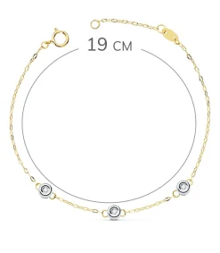 Pulsera Diamantes Delicia Oro 18K 0.045 Qtes.<Alda Joyeros Flash Sale