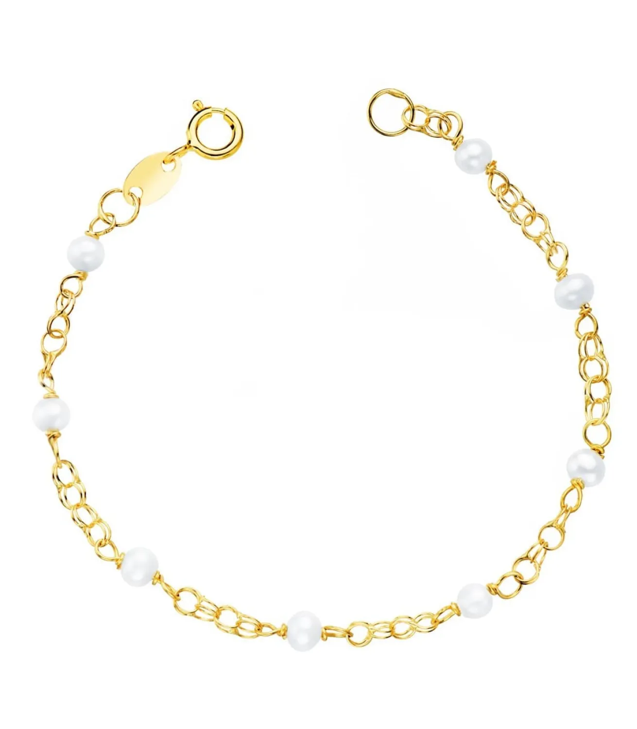 Pulsera Martina Perla Hungara Oro 18K<Alda Joyeros Best
