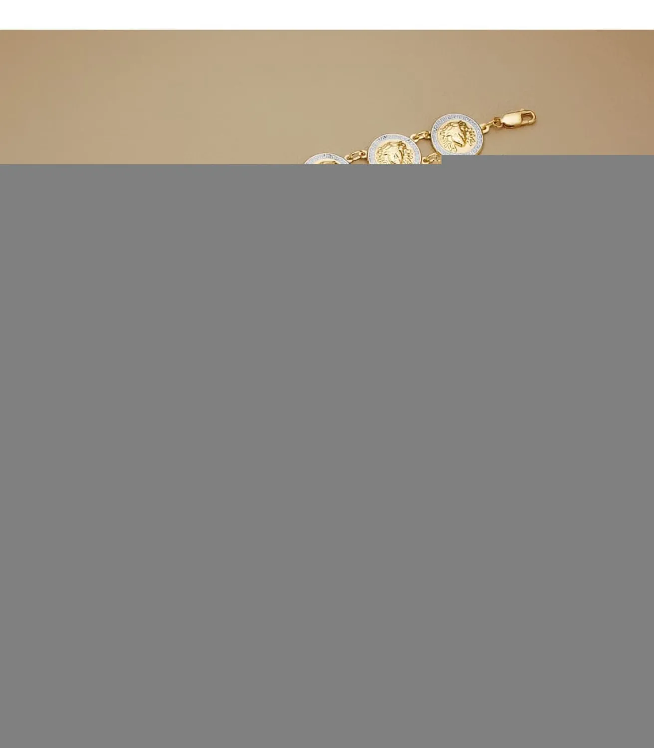 Pulsera Medusa Oro Amarillo 18 K 21,5 Cm<Alda Joyeros Shop