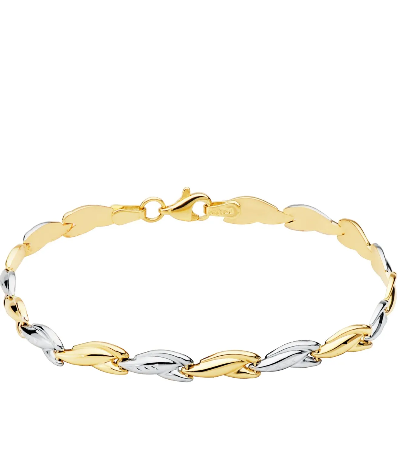 Pulsera Mujer Dakar Oro Bicolor 18K<Alda Joyeros Store