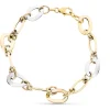 Pulsera Mujer Kassia Oro Bicolor 9K Eslabones<Alda Joyeros Outlet