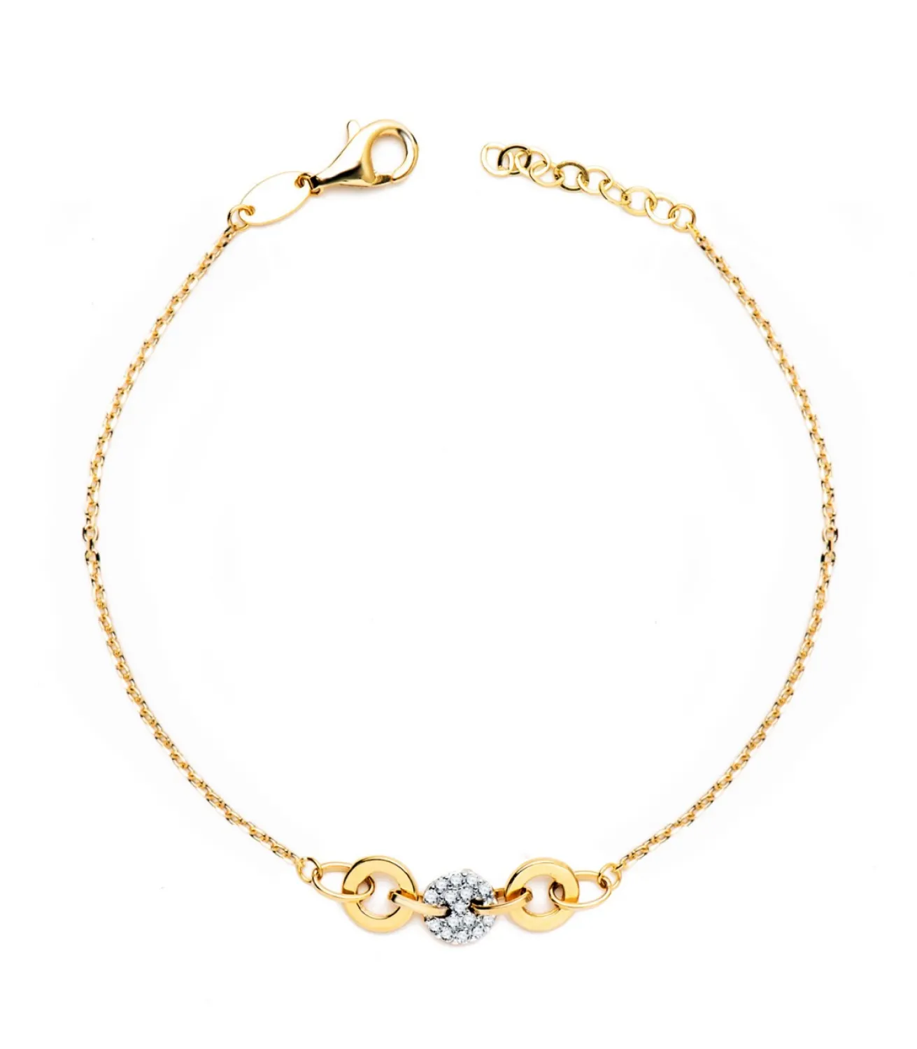 Pulsera Mujer Luxor Oro Bicolor 18K<Alda Joyeros Discount