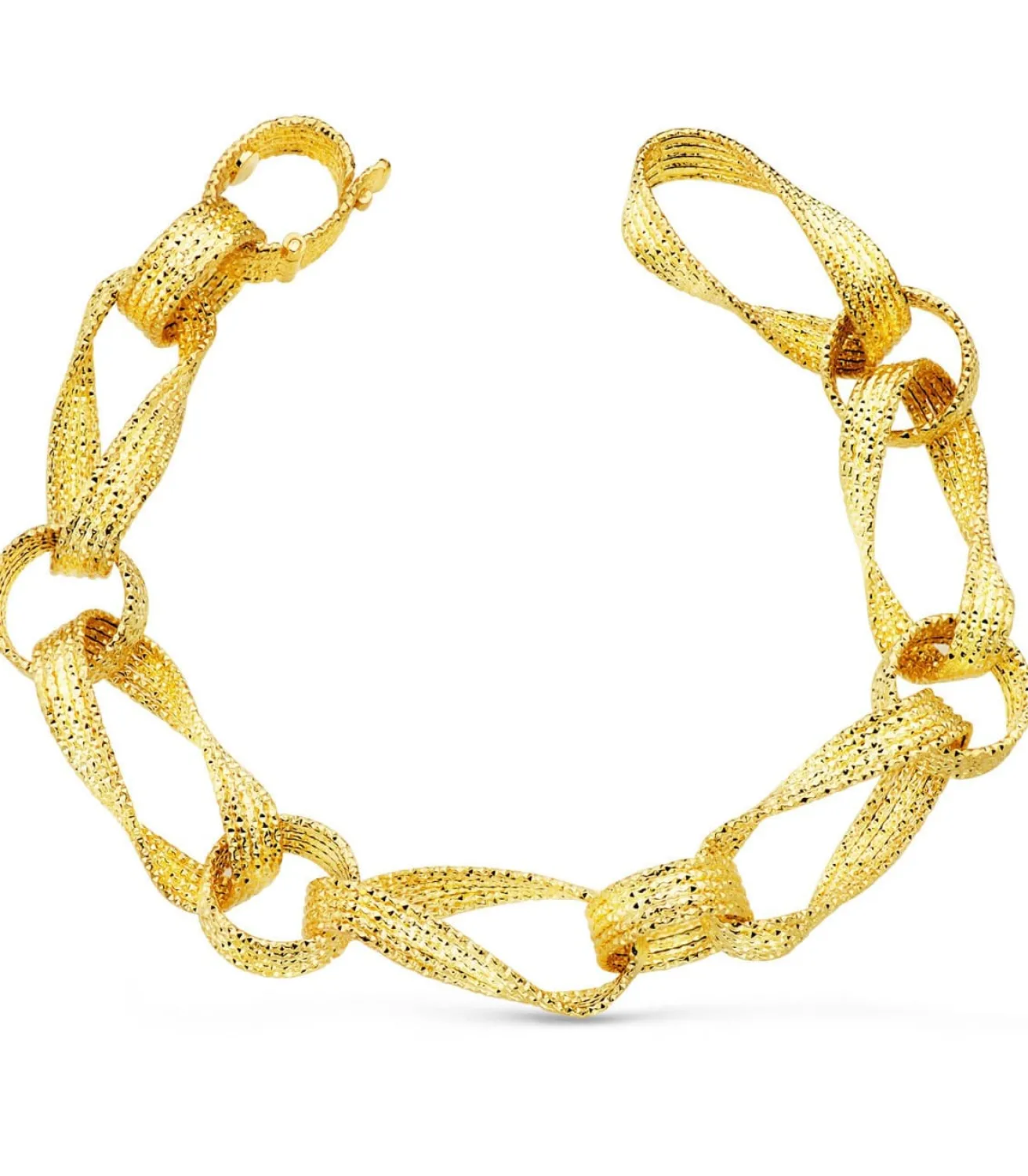 Pulsera Mujer Oro Amarillo 18K Folk<Alda Joyeros Store