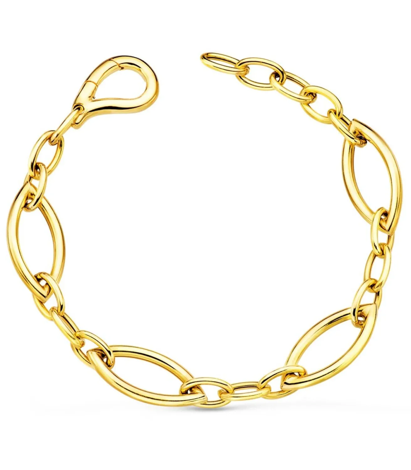 Pulsera Mujer Oro Amarillo 18K 19,5Cm<Alda Joyeros Online