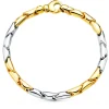 Pulsera Mujer Oro Bicolor 18K Zambia<Alda Joyeros Flash Sale