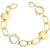 Pulsera Mujer Oro Bicolor 18K Iluminada<Alda Joyeros Hot
