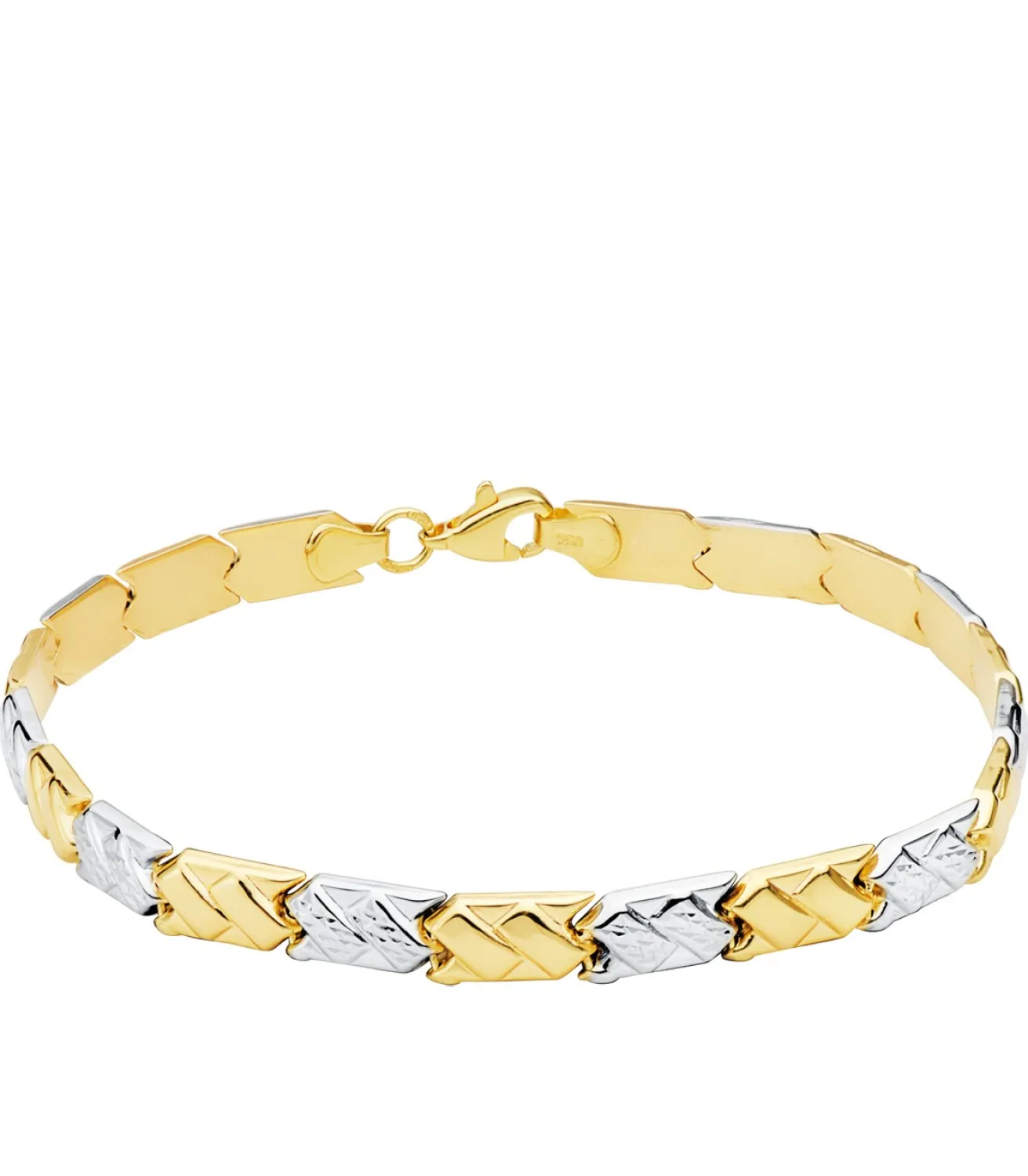 Pulsera Mujer Sokna Oro Bicolor 18K<Alda Joyeros Shop