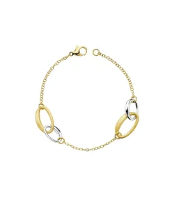 Pulsera Oro Bicolor 18K Alianzas Oval<Alda Joyeros Hot