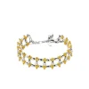 Pulsera Oro Bicolor 18K Double Luminosite<Alda Joyeros Online