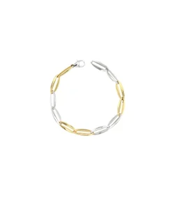 Pulsera Oro Bicolor Mamiliana 18 Ktes<Alda Joyeros Online