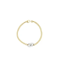 Pulsera Oro Bicolor Mamilia 18 Ktes<Alda Joyeros Cheap