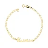 Pulsera Personalizada Oro Amarillo 18K Nombre<Alda Joyeros Clearance