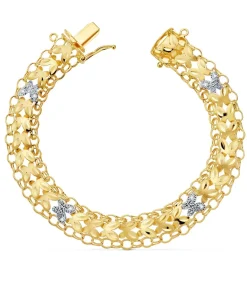 Pulsera Princesa Oro Bicolor 18K 20 Cm<Alda Joyeros Cheap