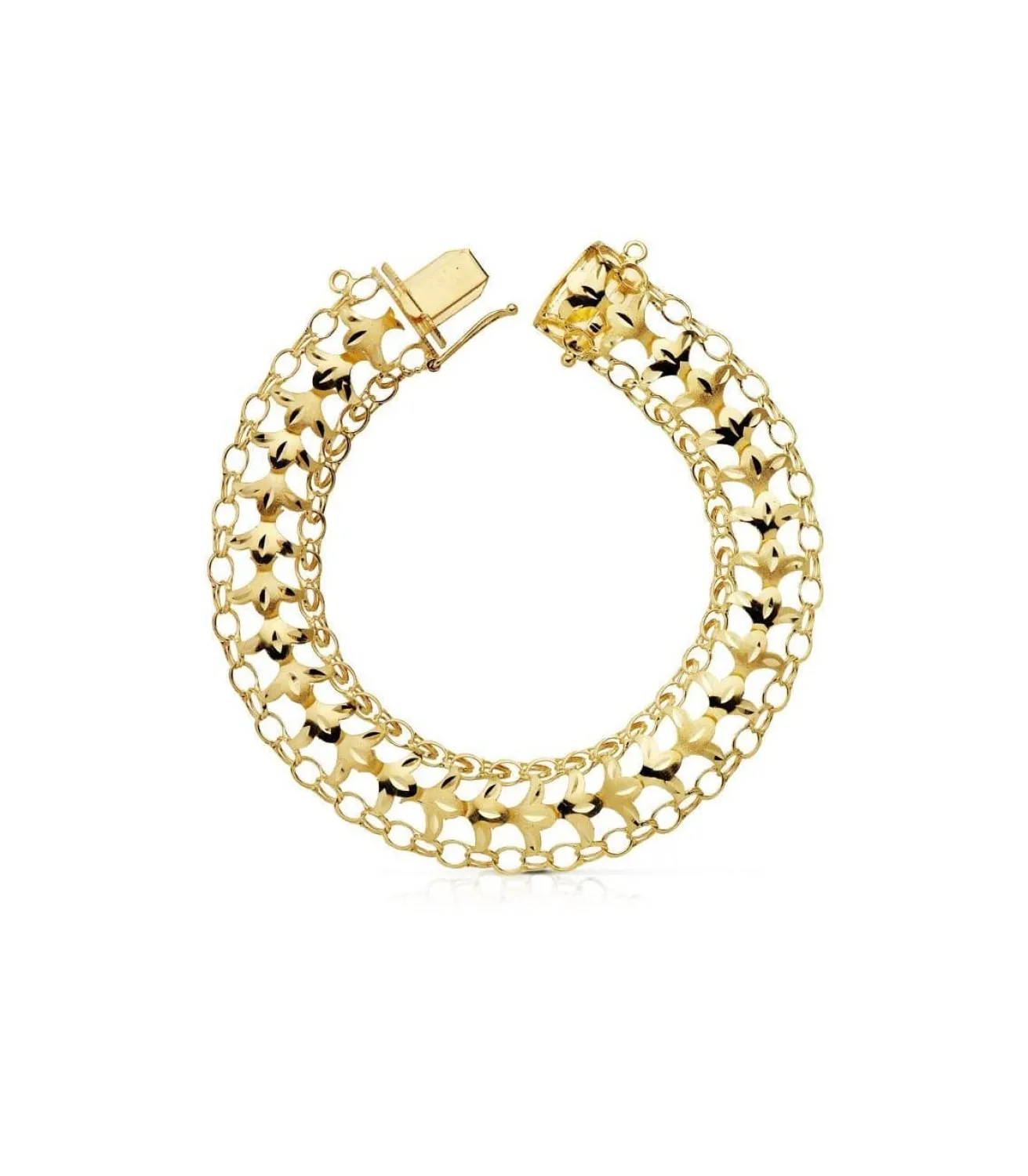 Pulsera Princesa Yurena 19 Cm Oro 18 Ktes<Alda Joyeros Discount