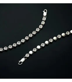 Pulsera Riviere Diamantes 0.240 Qts. Oro Blanco 18K<Alda Joyeros Best