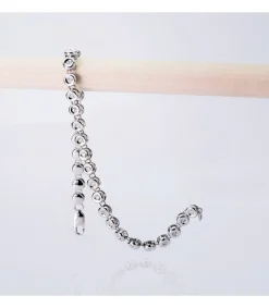 Pulsera Riviere Diamantes 0.434 Qts. Oro Blanco 18K<Alda Joyeros Discount