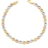Pulsera Riviere Diamantes 0.434 Qts. Oro Tricolor 18K<Alda Joyeros Cheap