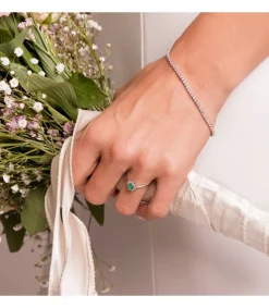 Pulsera Riviere Novia Cosette Oro Blanco 18K<Alda Joyeros Shop