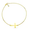 Pulsera Tobillera Oro 18K Cruz<Alda Joyeros Discount