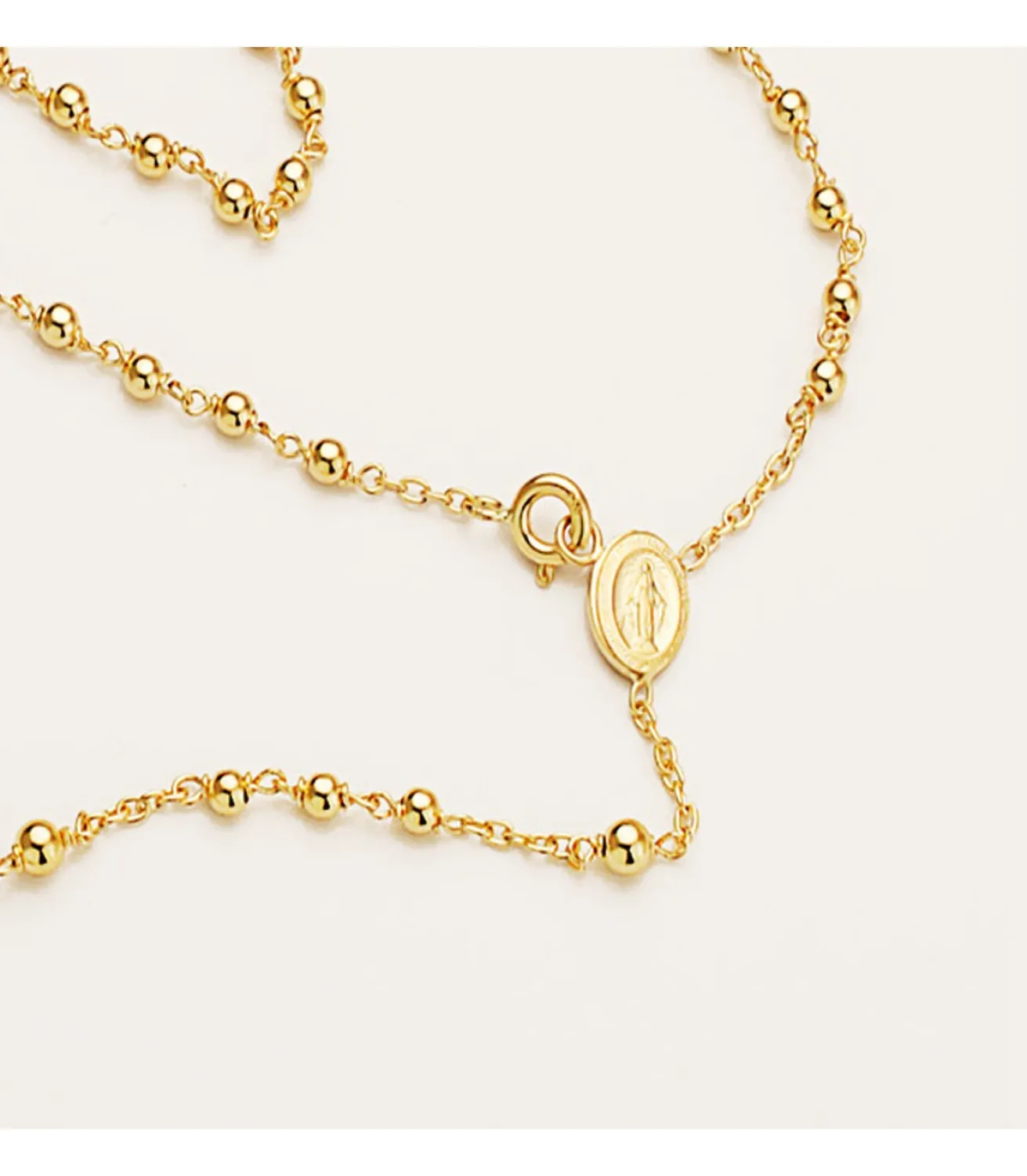 Rosario De Oro 18K Con Cruz Y Medalla Milagrosa<Alda Joyeros Clearance