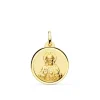 Sagrado Corazon De Jesus Bisel Oro 18K 20 Mm<Alda Joyeros Fashion