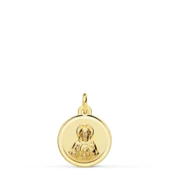 Sagrado Corazon De Jesus Bisel Oro 18K 12 Mm<Alda Joyeros Discount