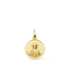 Sagrado Corazon De Jesus Bisel Oro 18K 14 Mm<Alda Joyeros Hot