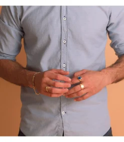 Sello Caballero Adriano Espinela Azul 18 Ktes<Alda Joyeros Shop