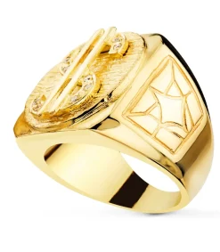 Sello Dolar Hombre De Oro Amarillo 18K<Alda Joyeros Online