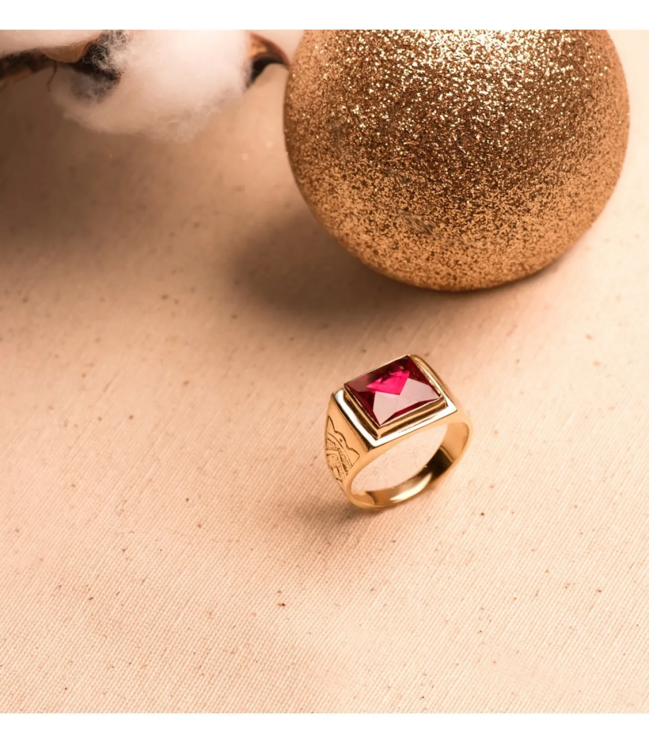 Sello Hombre Ezequiel Oro Amarillo 18K Rojo<Alda Joyeros Outlet
