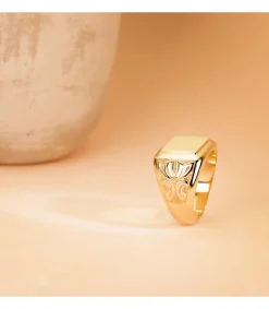 Sello Hombre Oro 18K Abraham Macizo<Alda Joyeros Best Sale