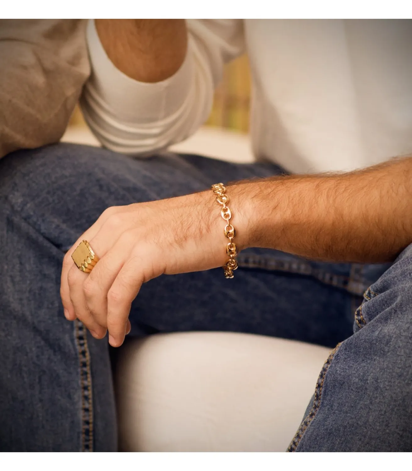 Sello Hombre Oro 18K Arnau Macizo<Alda Joyeros New