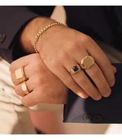 Sello Hombre Oro 18K Arnau Macizo<Alda Joyeros New