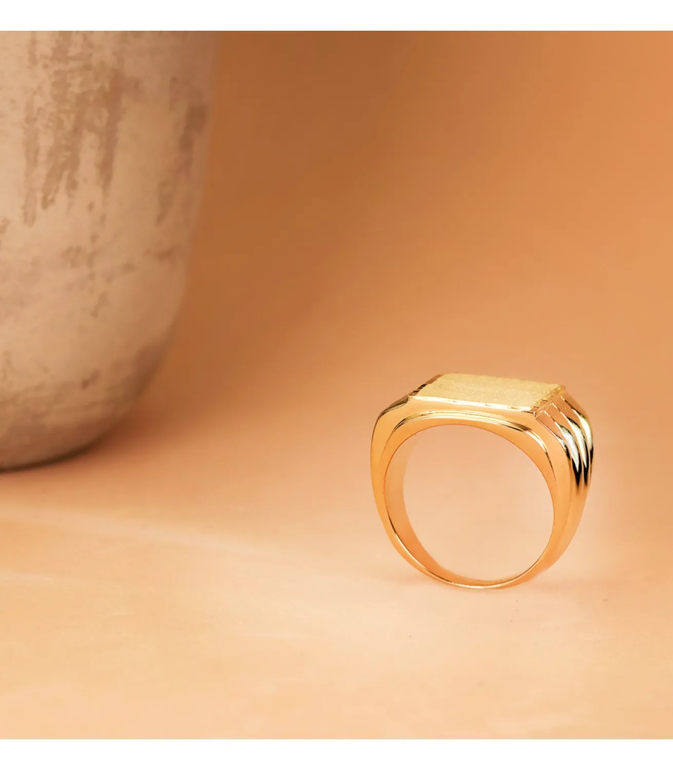 Sello Hombre Oro 18K Arnau Macizo<Alda Joyeros New