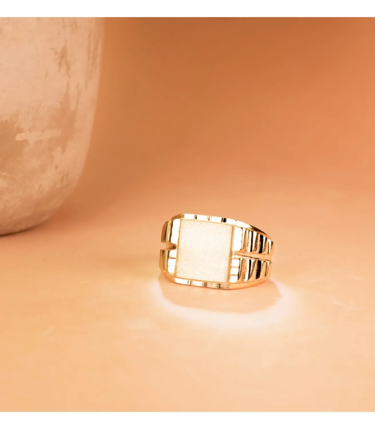 Sello Hombre Oro 18K Eloi Macizo<Alda Joyeros Store