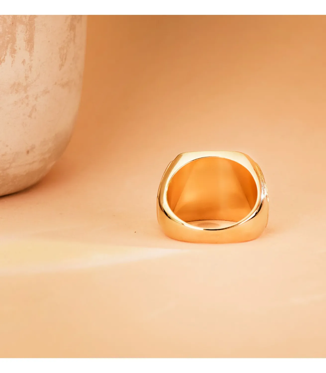 Sello Hombre Oro 18K Erik Macizo<Alda Joyeros Hot